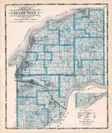 Hampton Township, Watertown, Barstow, Carbon Cliff, Rock Island County 1905 Microfilm and Orig Mix